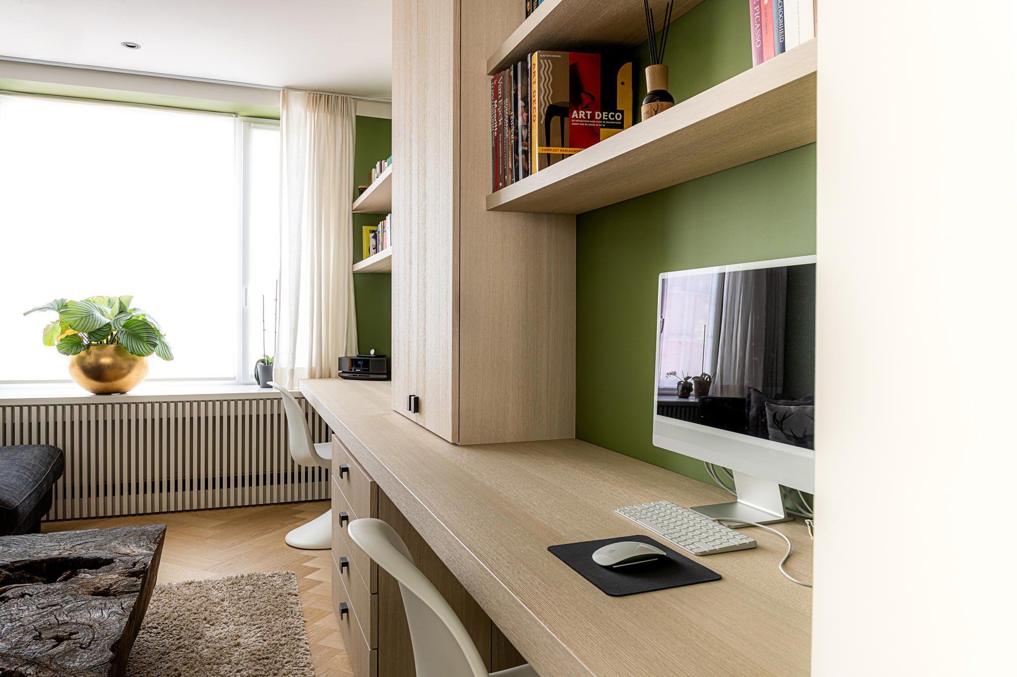 Inrichting bureau - maatwerk - interieurinrichting - marke kortrijk - timmer ateljé