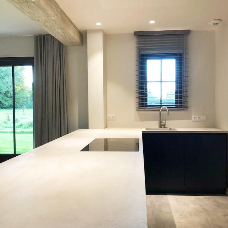 Inrichting keuken vakantiewoning - keukeninrichting - maatwerk keuken - timmer ateljé - kortrijk marke